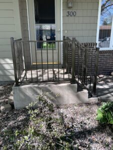 Metal Handrail Installation in Sioux Falls