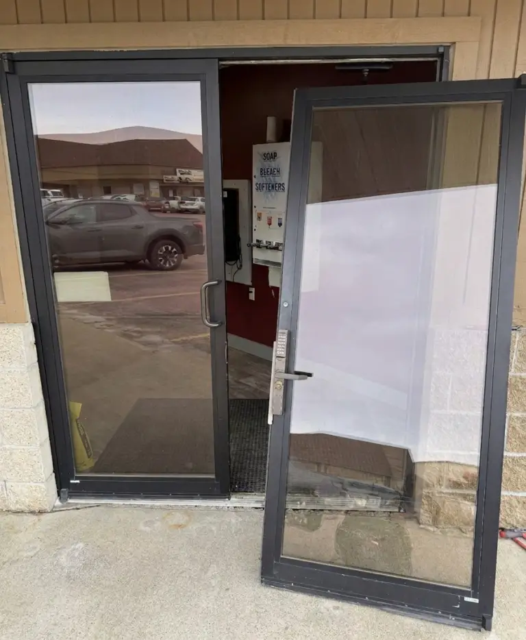 Storefront Door Hinge Repair in Sioux Falls