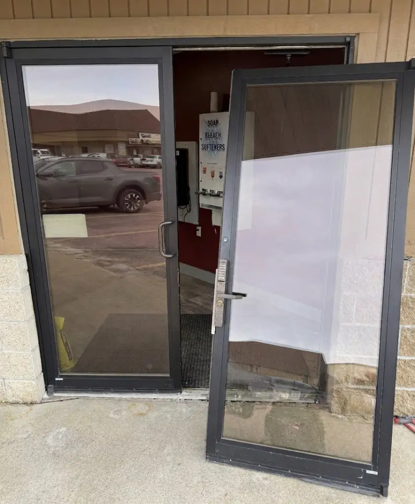 Storefront Door Hinge Repair in Sioux Falls
